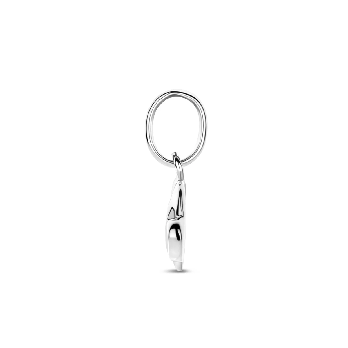 hanger emaille hartje 6 mm zilver gerhodineerd