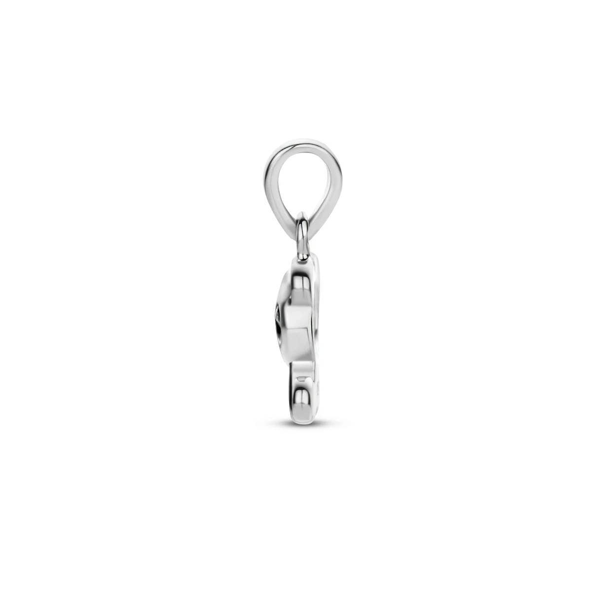 hanger emaille panda zilver gerhodineerd