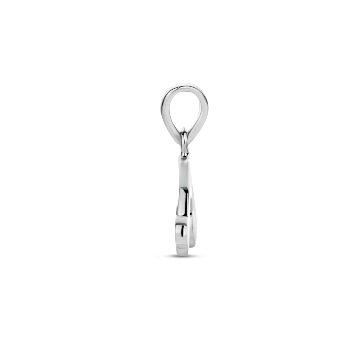 hanger emaille regenboog zilver gerhodineerd