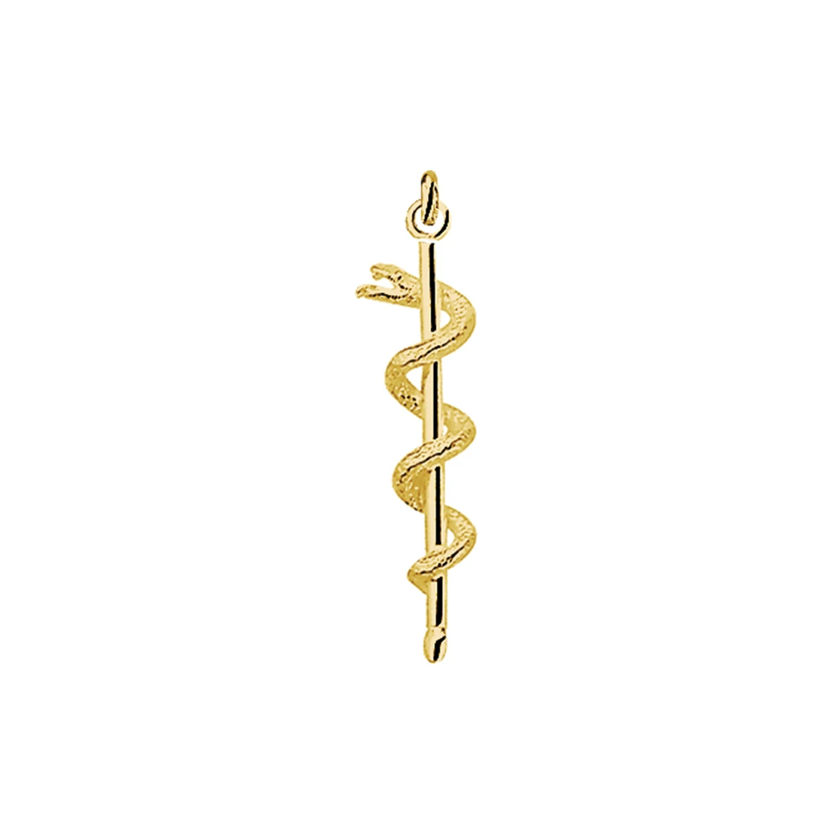 hanger esculaap 14K geelgoud