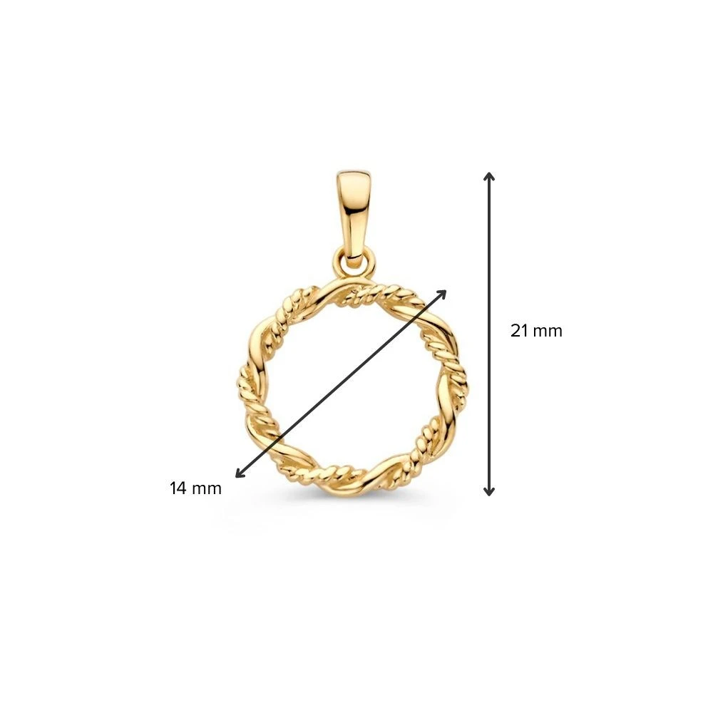 Hanger geelgoud