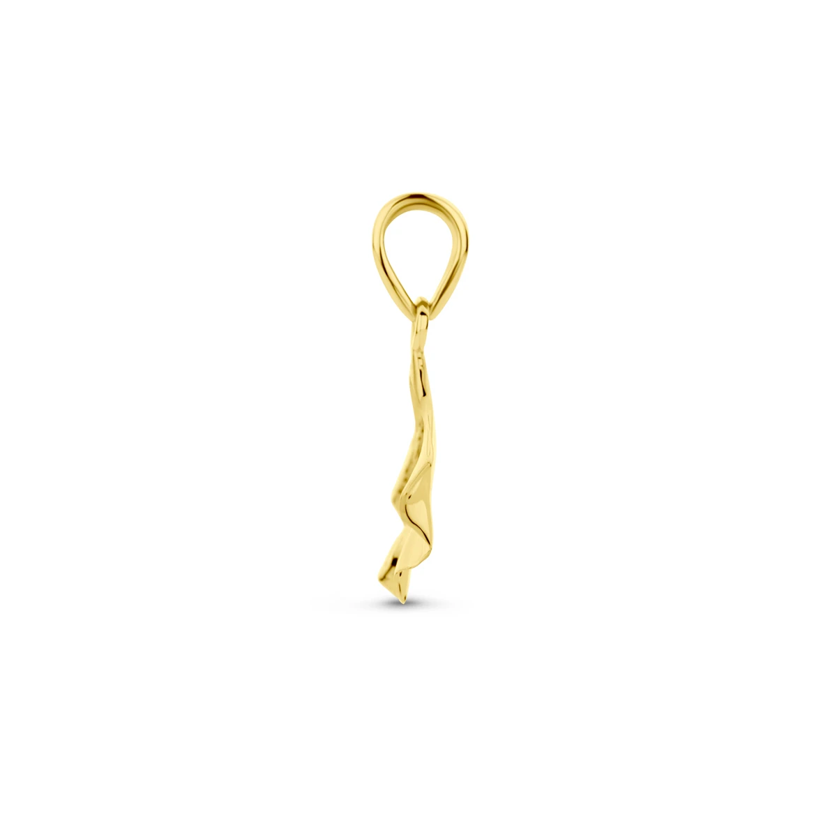 hanger ginkgo blad 14K geelgoud