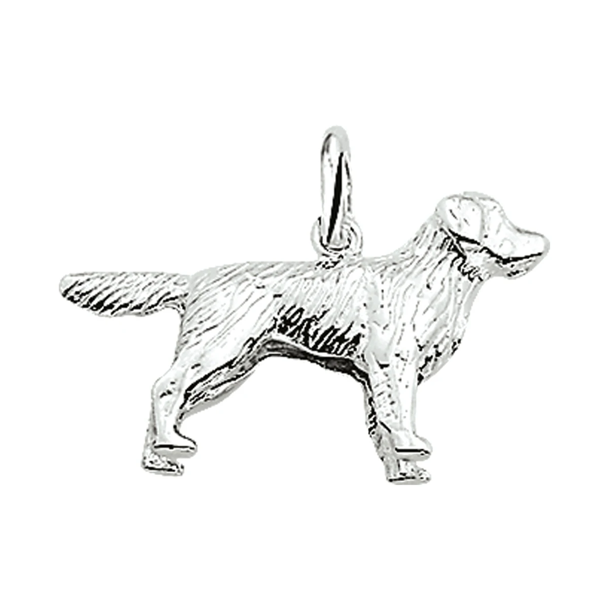 hanger golden retriever zilver wit