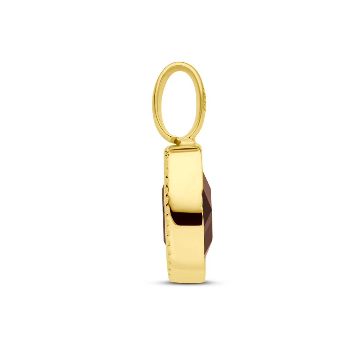 hanger granaat 14K geelgoud