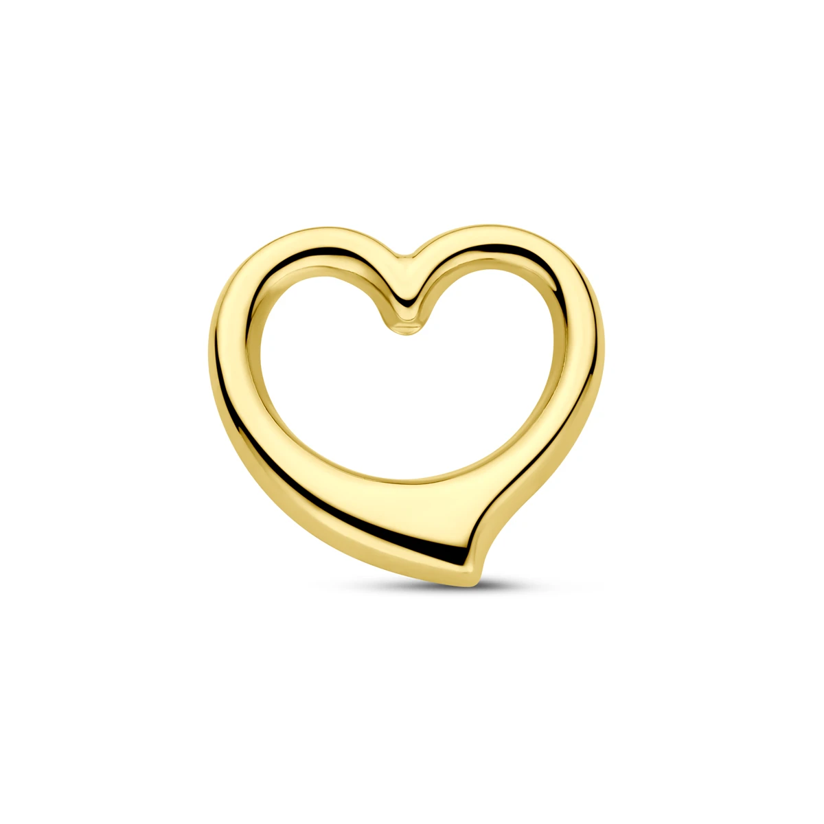 hanger hart 14K geelgoud