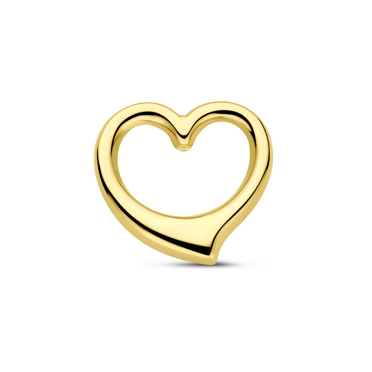 hanger hart 14K geelgoud