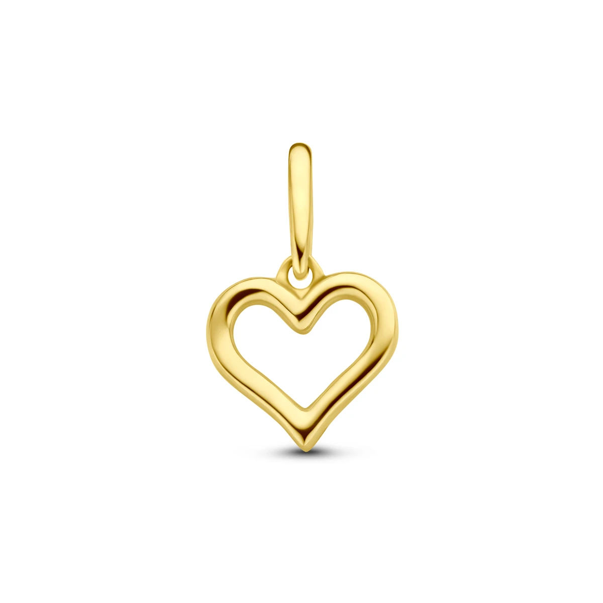 hanger hart 14K geelgoud
