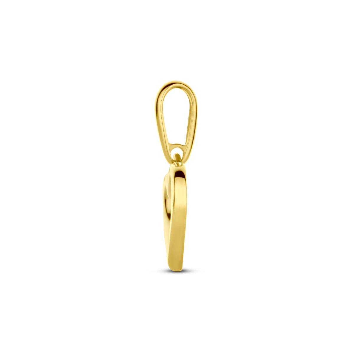 hanger hart 14K geelgoud