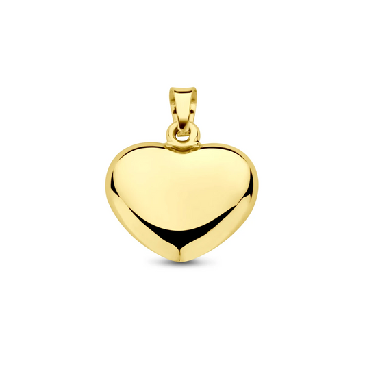 hanger hart 14K geelgoud