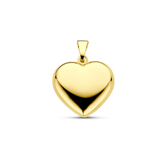 hanger hart 14K geelgoud