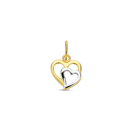 hanger hart 14K geelgoud