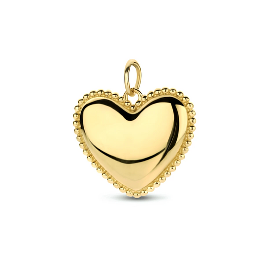hanger hart 14K geelgoud