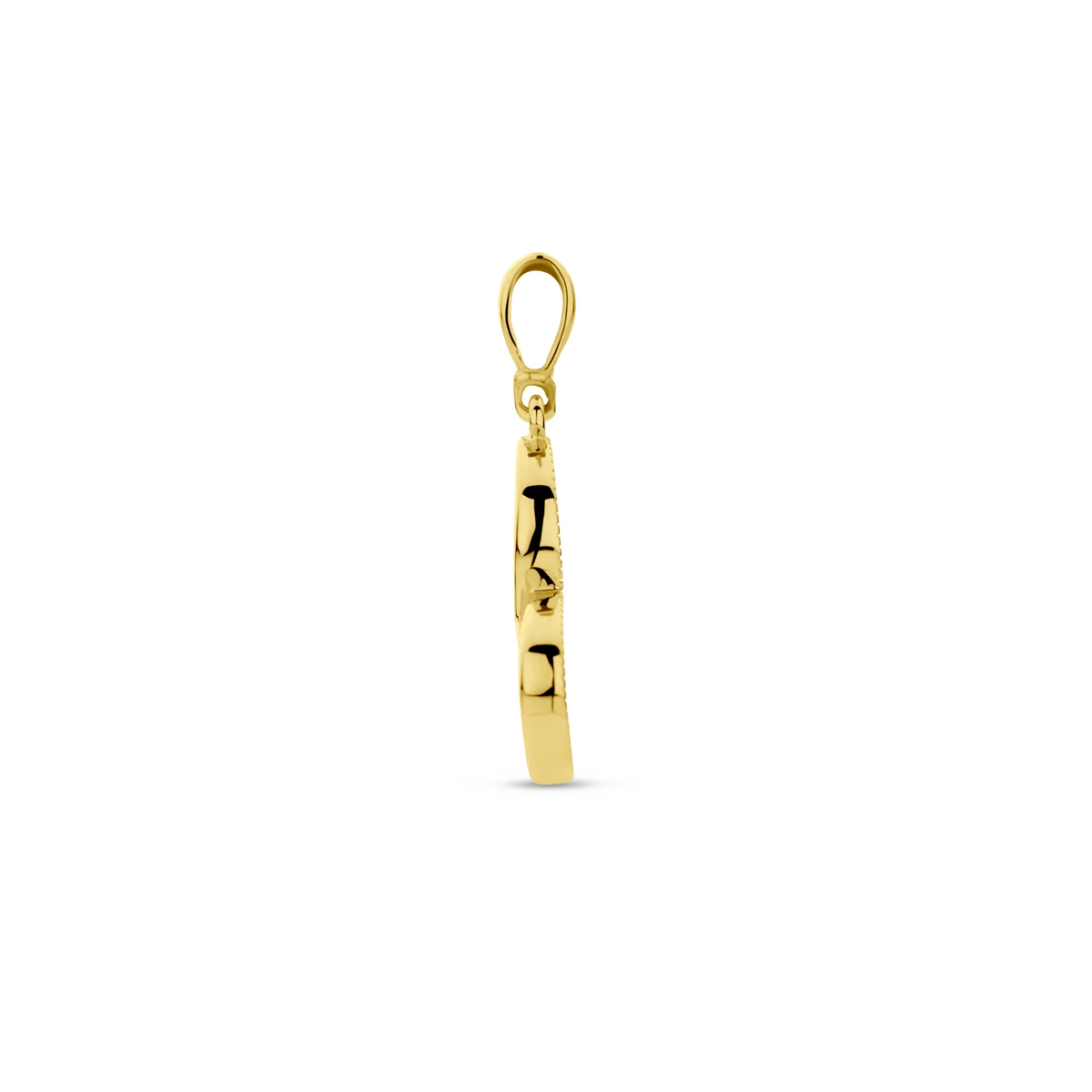 hanger hart 14K geelgoud