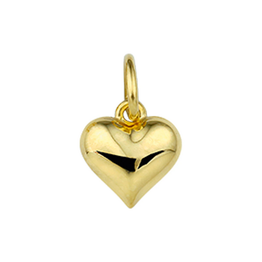 hanger hart 14K geelgoud