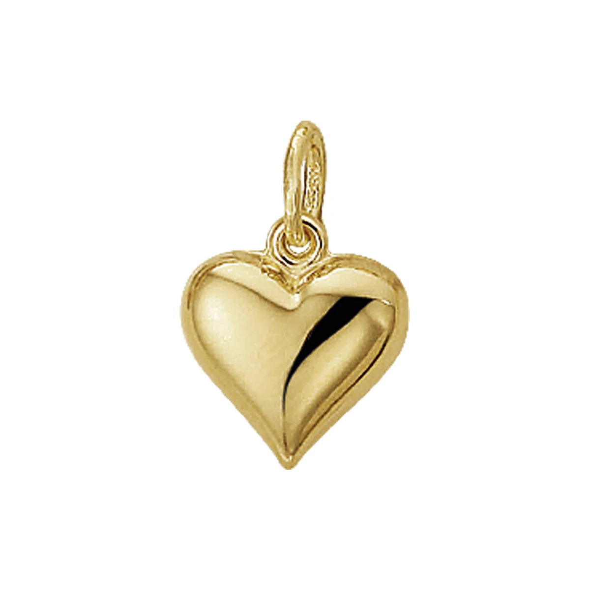 hanger hart 14K geelgoud