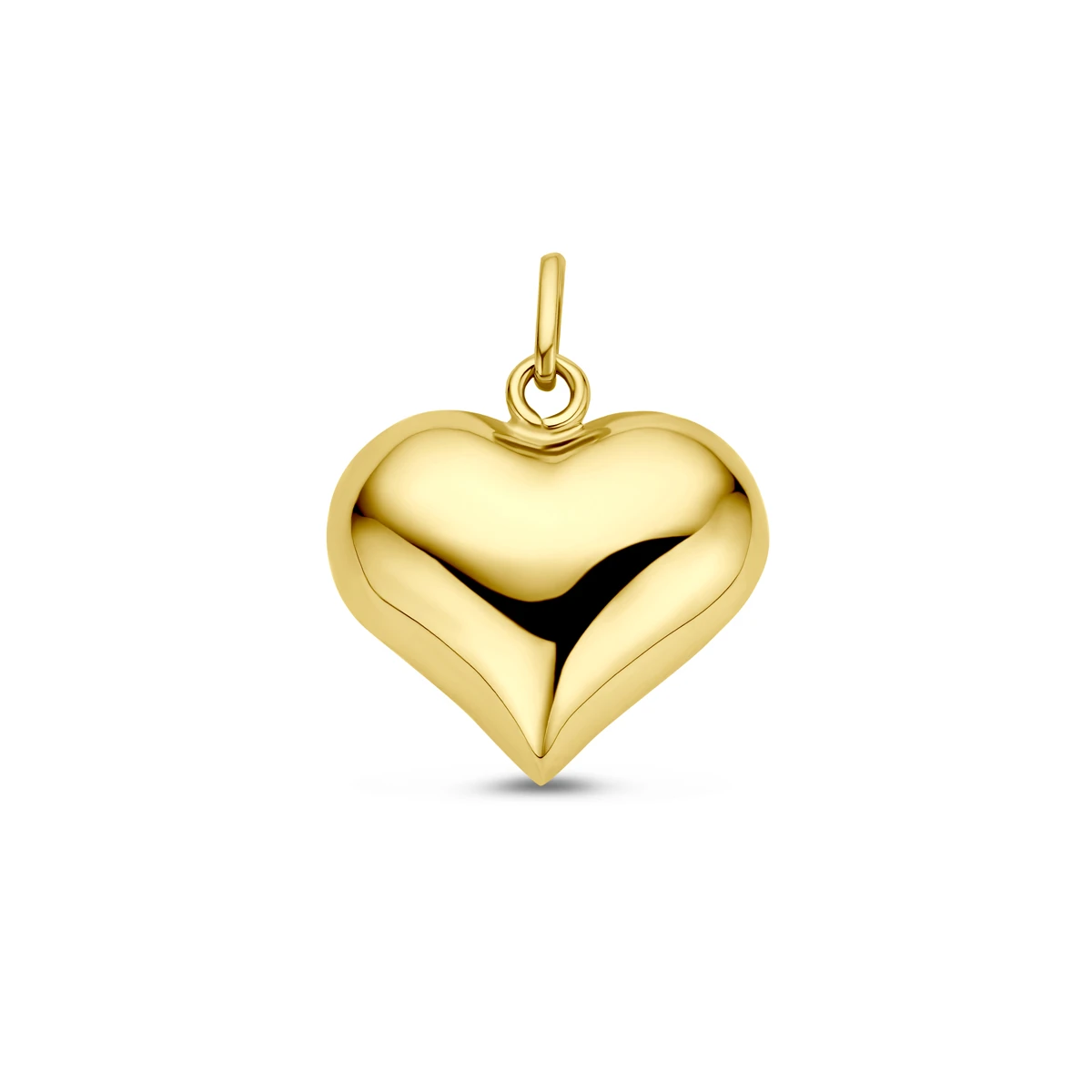 hanger hart 14K geelgoud