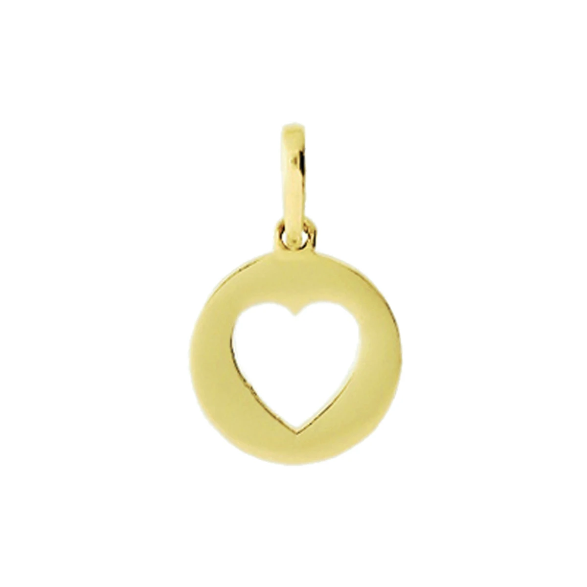 hanger hart 14K geelgoud