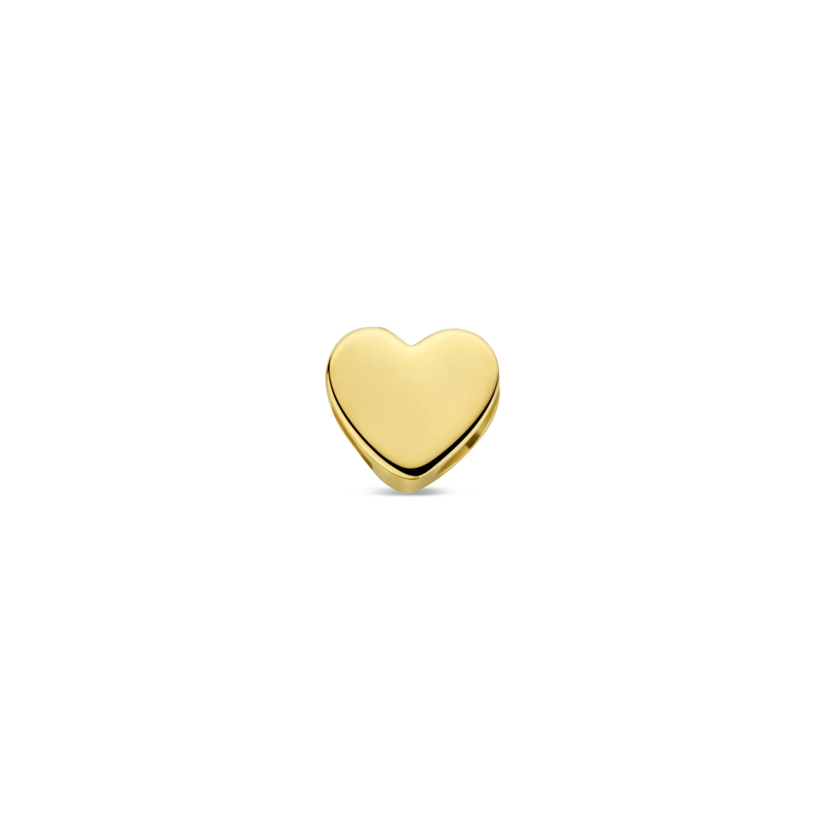 hanger hart 5 mm 14K geelgoud
