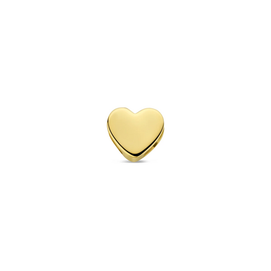 hanger hart 5 mm 14K geelgoud