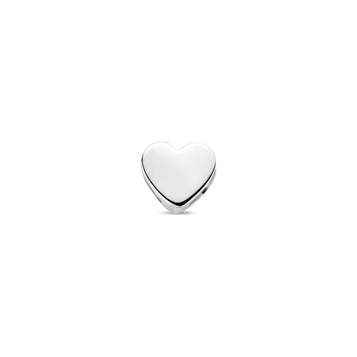 hanger hart 5,5 mm zilver gerhodineerd