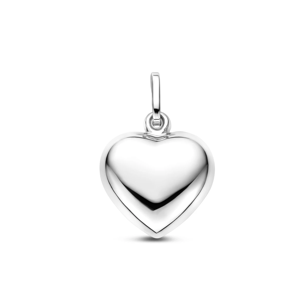 hanger hart zilver gerhodineerd