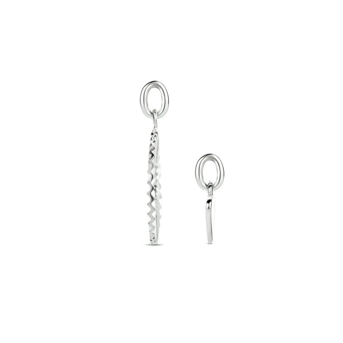hanger hart zilver gerhodineerd