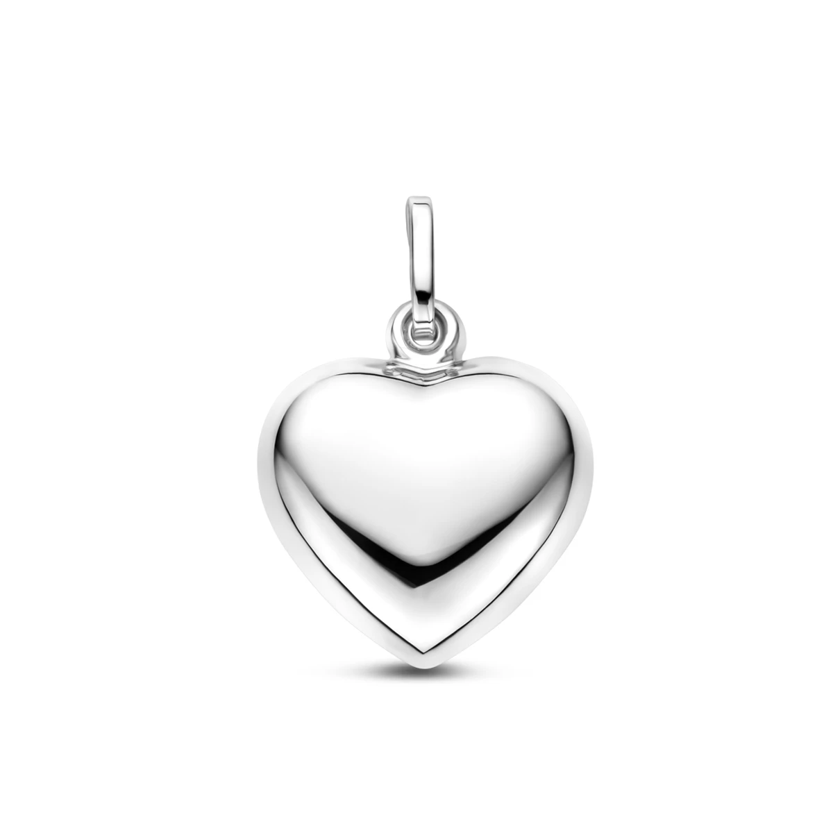 hanger hart zilver wit
