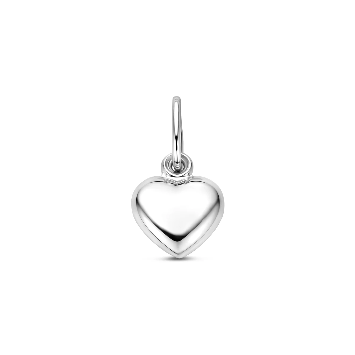 hanger hart zilver wit