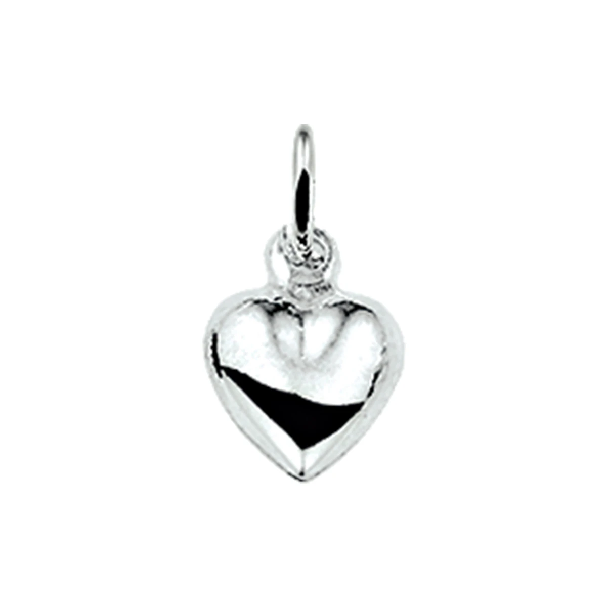 hanger hart zilver wit