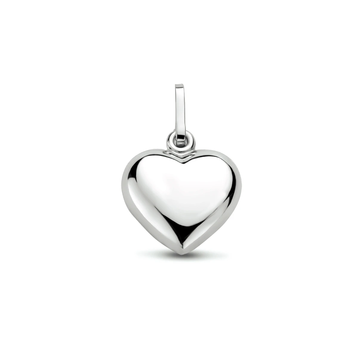 hanger hart zilver wit