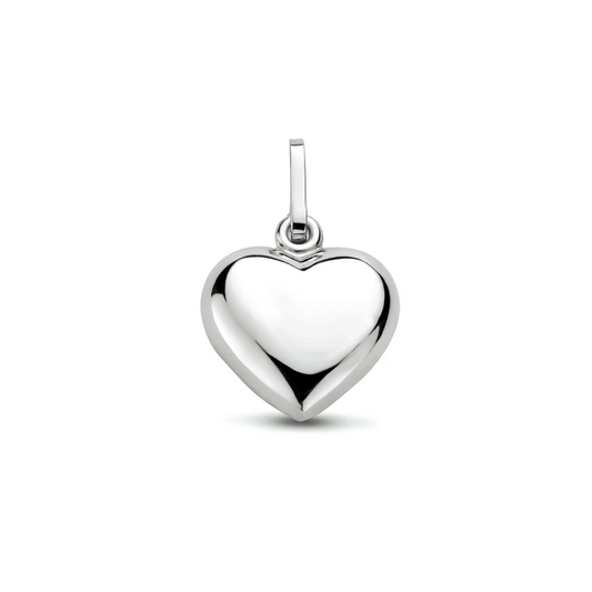 hanger hart zilver wit