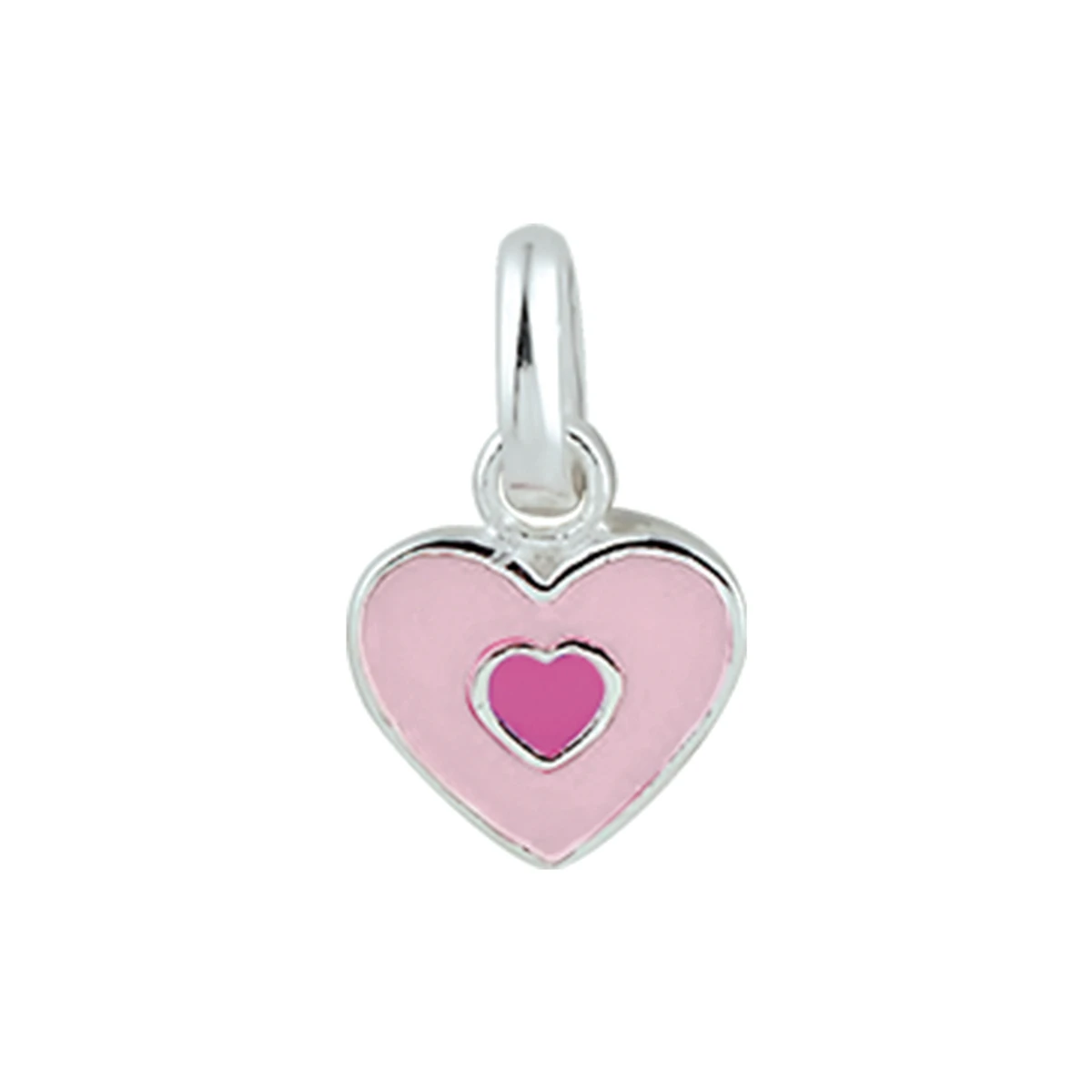 hanger hart zilver wit