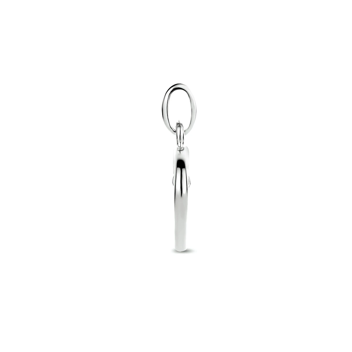 hanger hart zirkonia zilver gerhodineerd