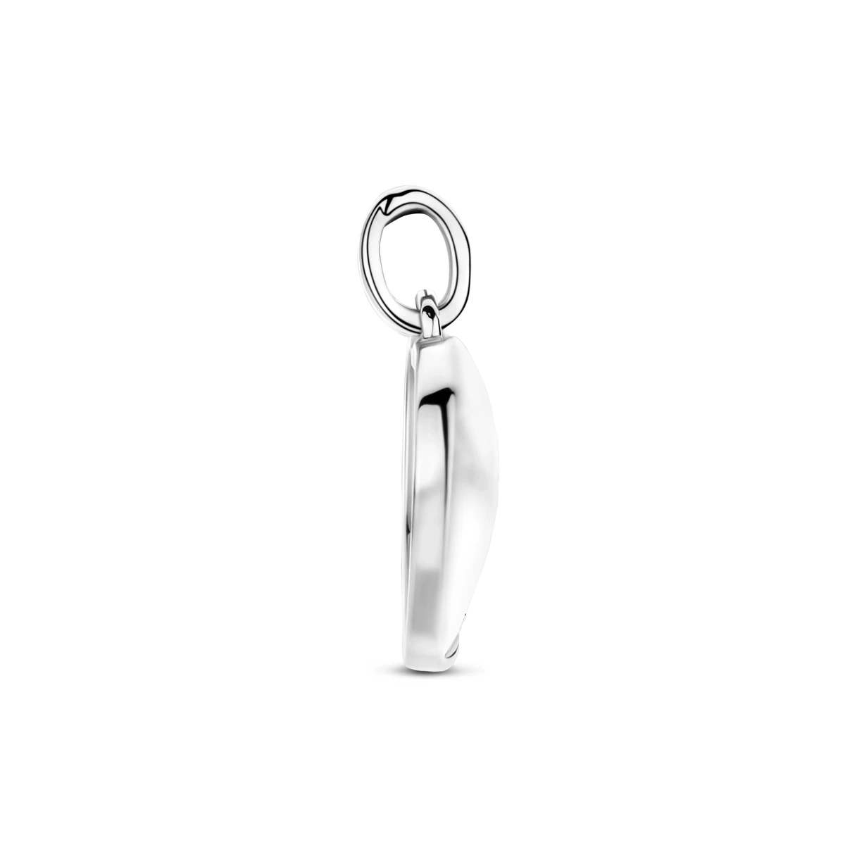 hanger hart zirkonia zilver gerhodineerd