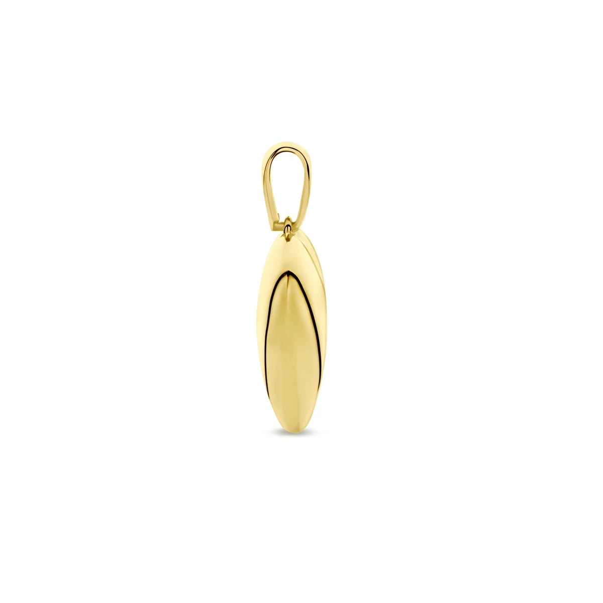 hanger hartje 19 mm 14K geelgoud