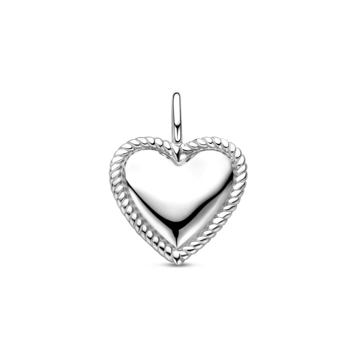 hanger hartje 15 mm zilver gerhodineerd