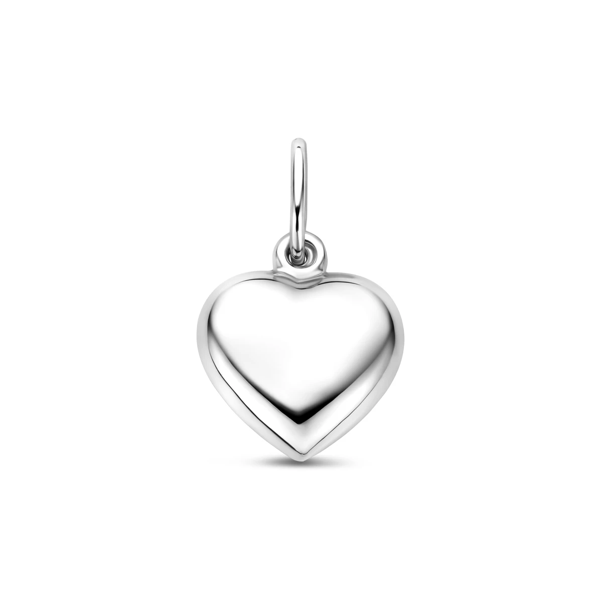 hanger hartje zilver gerhodineerd
