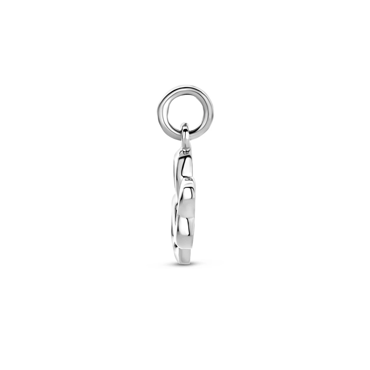hanger hartjes zilver gerhodineerd