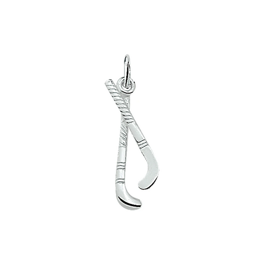 hanger hockeysticks zilver gerhodineerd