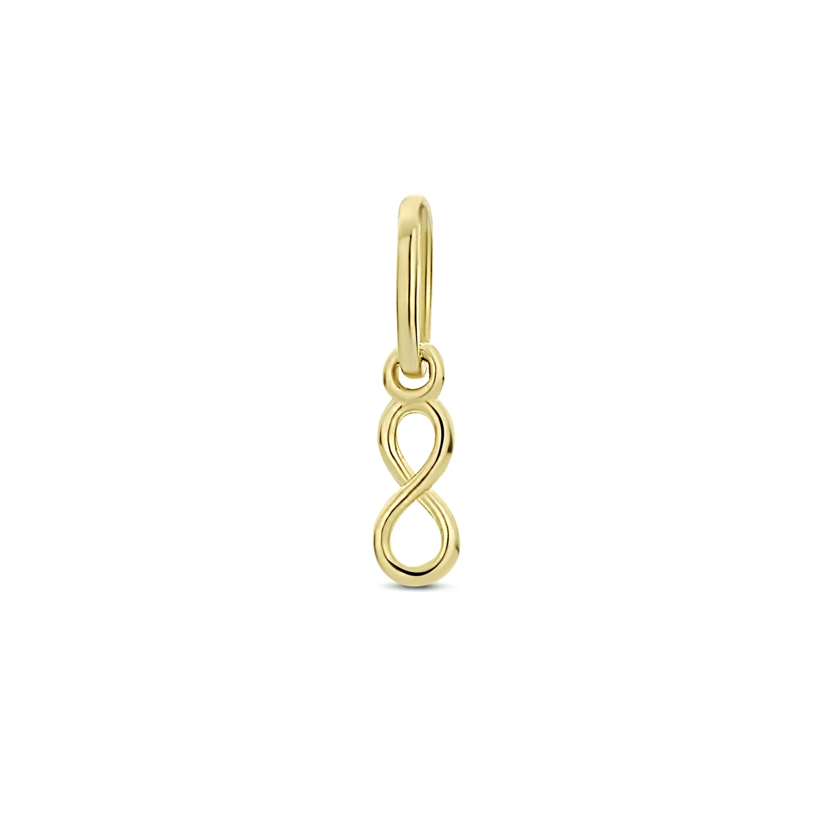 hanger infinity 10 mm 14K geelgoud
