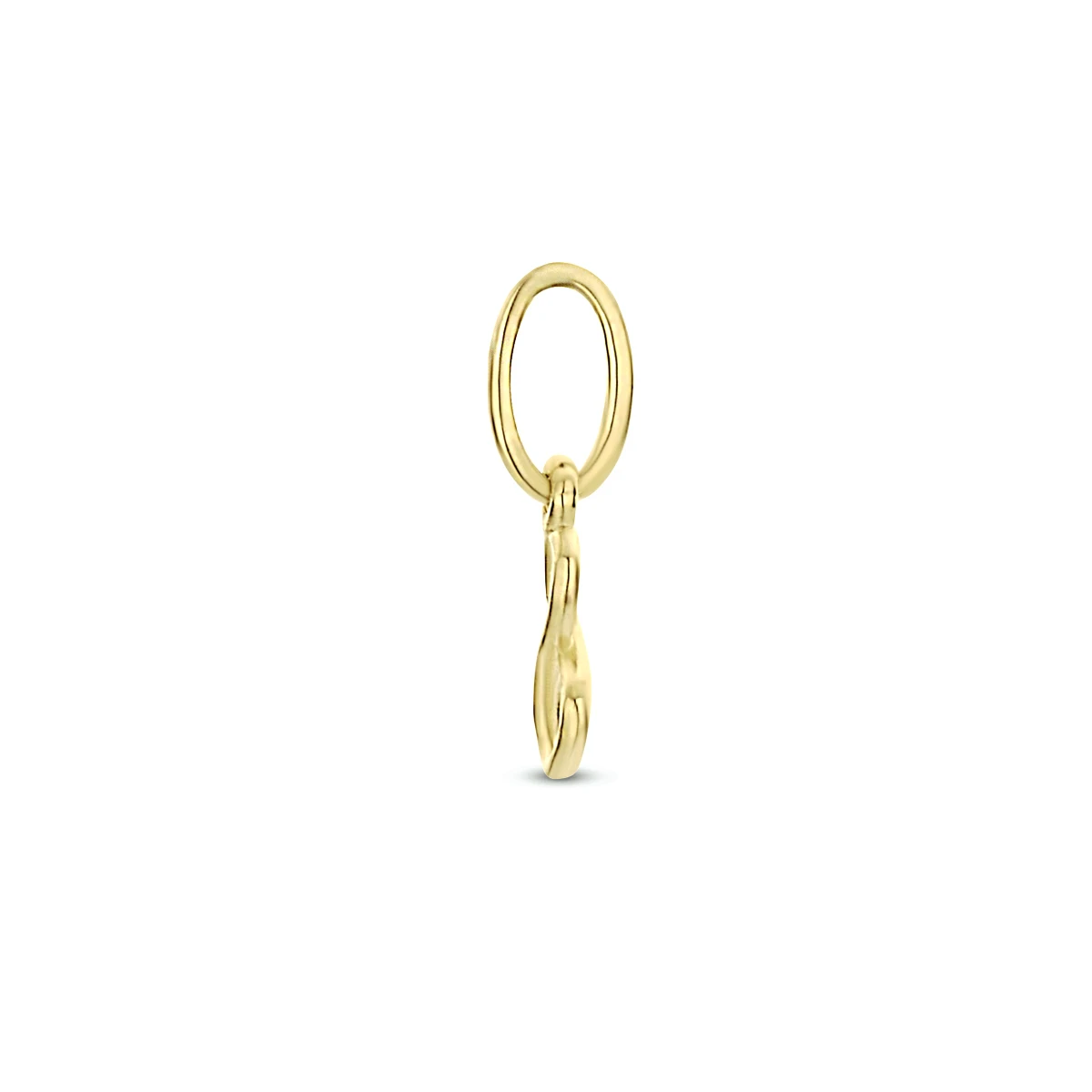hanger infinity 10 mm 14K geelgoud