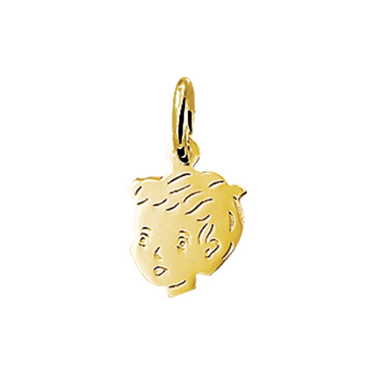 hanger jongen 10 mm 14K geelgoud