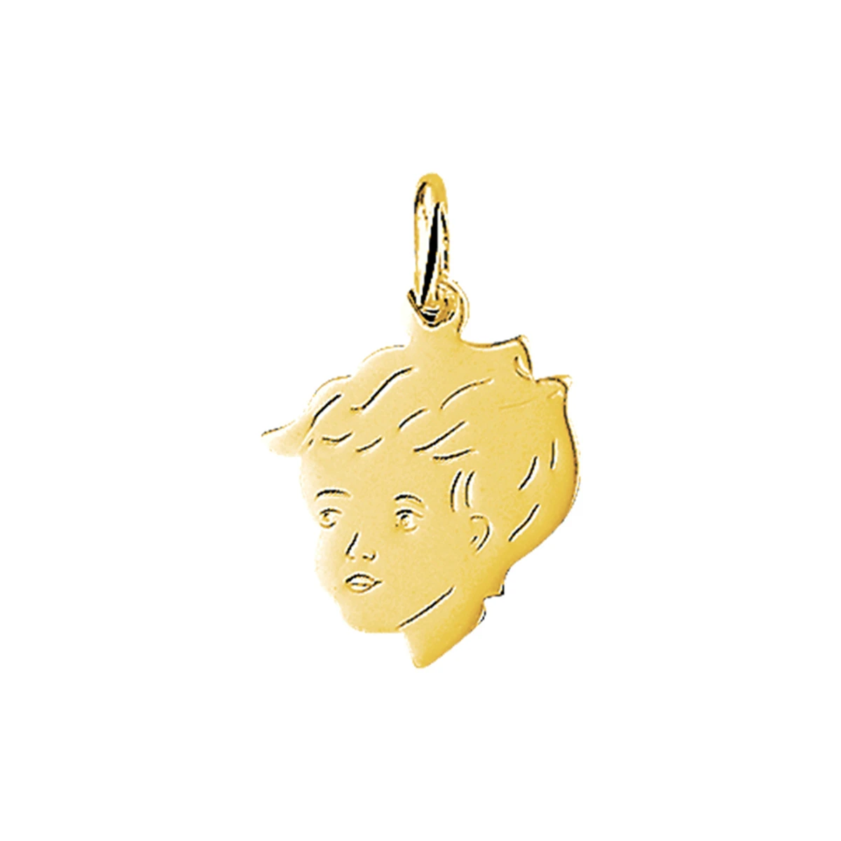 hanger jongen 15 mm 14K geelgoud