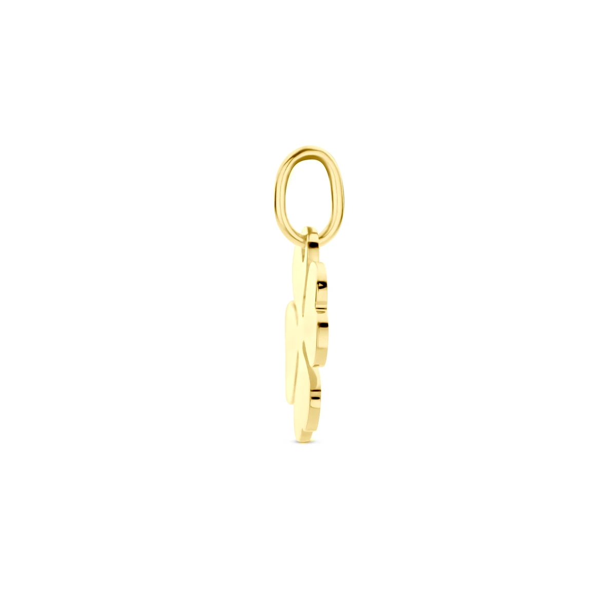 hanger klaver 14K geelgoud