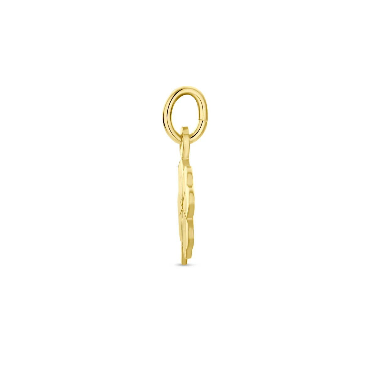 hanger klaver 14K geelgoud