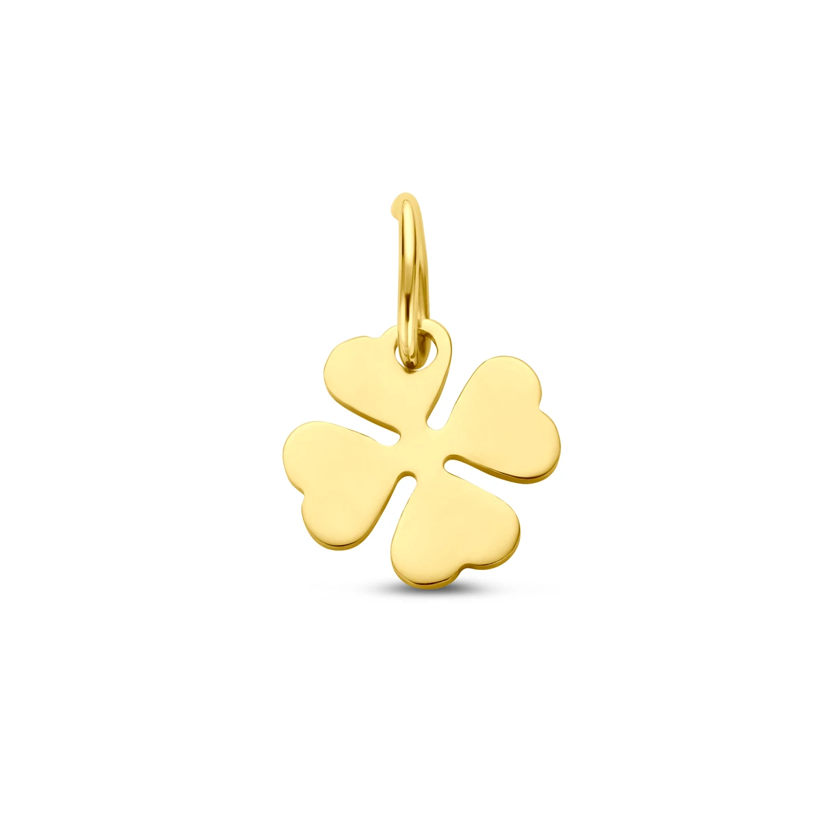 hanger klaver 14K geelgoud