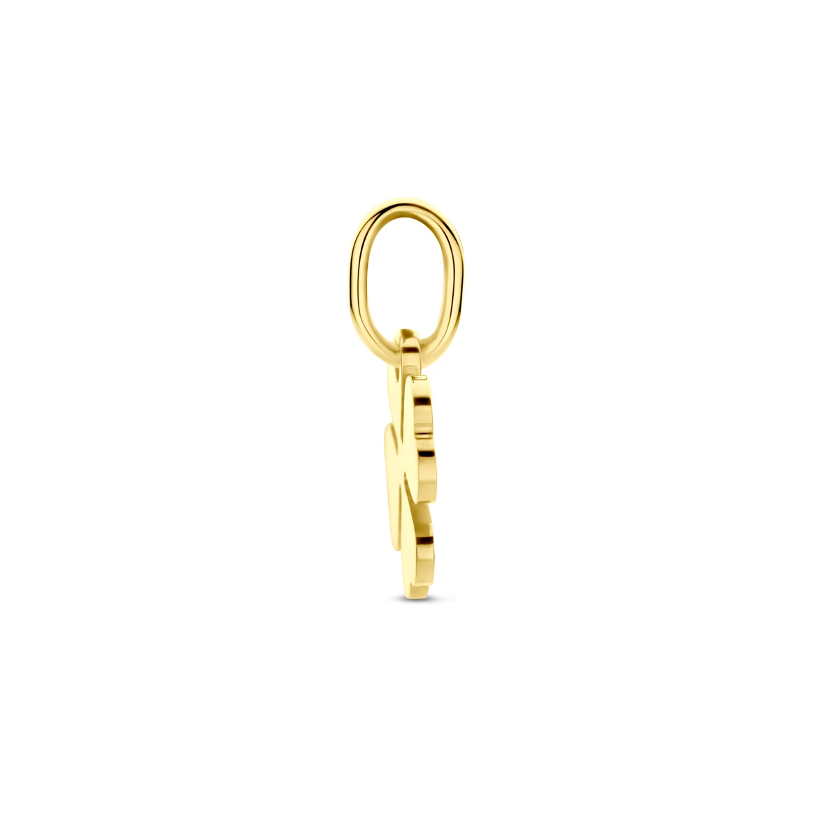 hanger klaver 14K geelgoud