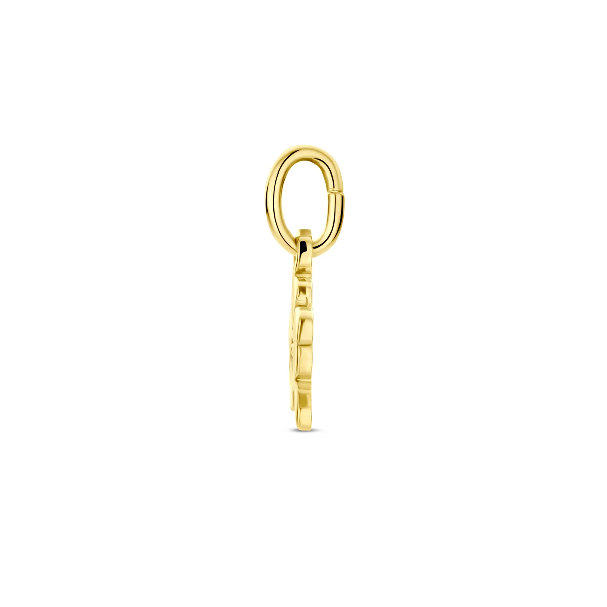 hanger klaver 14K geelgoud
