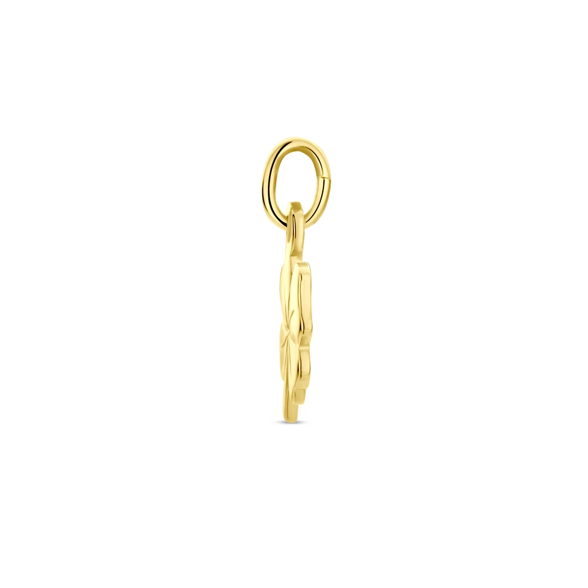 hanger klaver 14K geelgoud