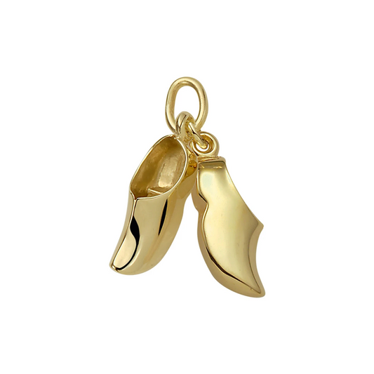 hanger klompen 14K geelgoud